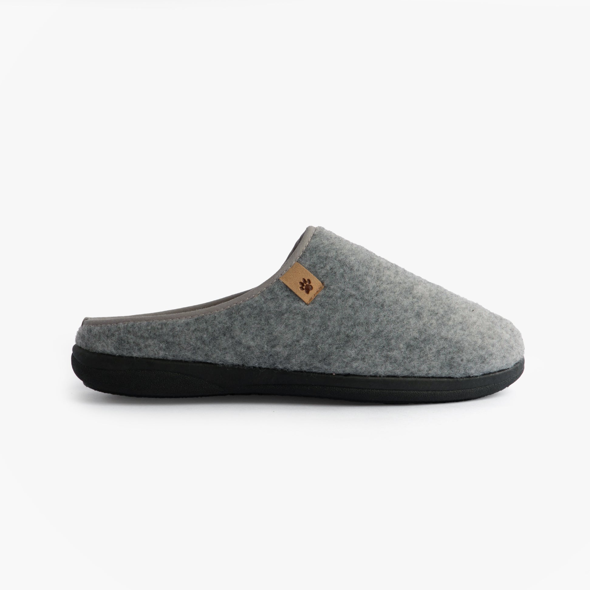 Padders FELIX Mens Mule Slippers Grey