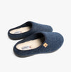 Padders FELIX Mens Slippers Blue Felt