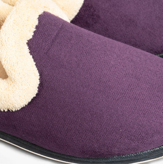 Padders REPOSE Womens (EE Fit) Full Slippers Lilac