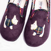 Padders DANDIE Womens (EE/EEE Fit) Full Slippers Purple
