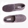 Padders ALBERT Mens (G Fit) Full Slippers Corduroy Grey