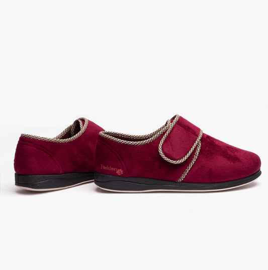 Padders HARRY Mens Slippers Burgundy