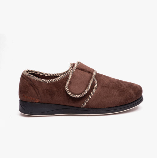 Padders HARRY Mens Slippers Dark Brown