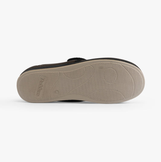 Padders CHARLES Mens Slippers Brown Checked