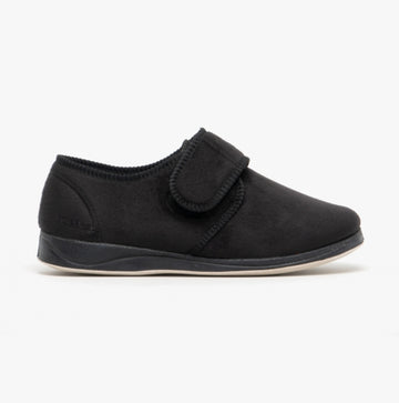 Padders CHARLES Mens Slippers Black