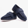 Padders ENFOLD Womens (EE Fit) Touch Fasten Full Slippers Navy