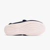 Padders ENFOLD Womens (EE Fit) Touch Fasten Full Slippers Navy