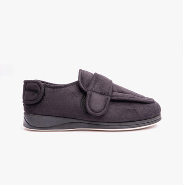 Padders WRAP Mens Slippers Black