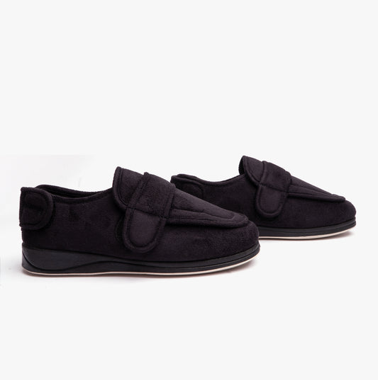 Padders WRAP Mens Slippers Black