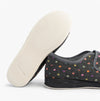 Padders CAMILLA Womens Touch Fasten Polka Dot Slippers Grey/Multi
