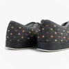 Padders CAMILLA Womens Touch Fasten Polka Dot Slippers Grey/Multi