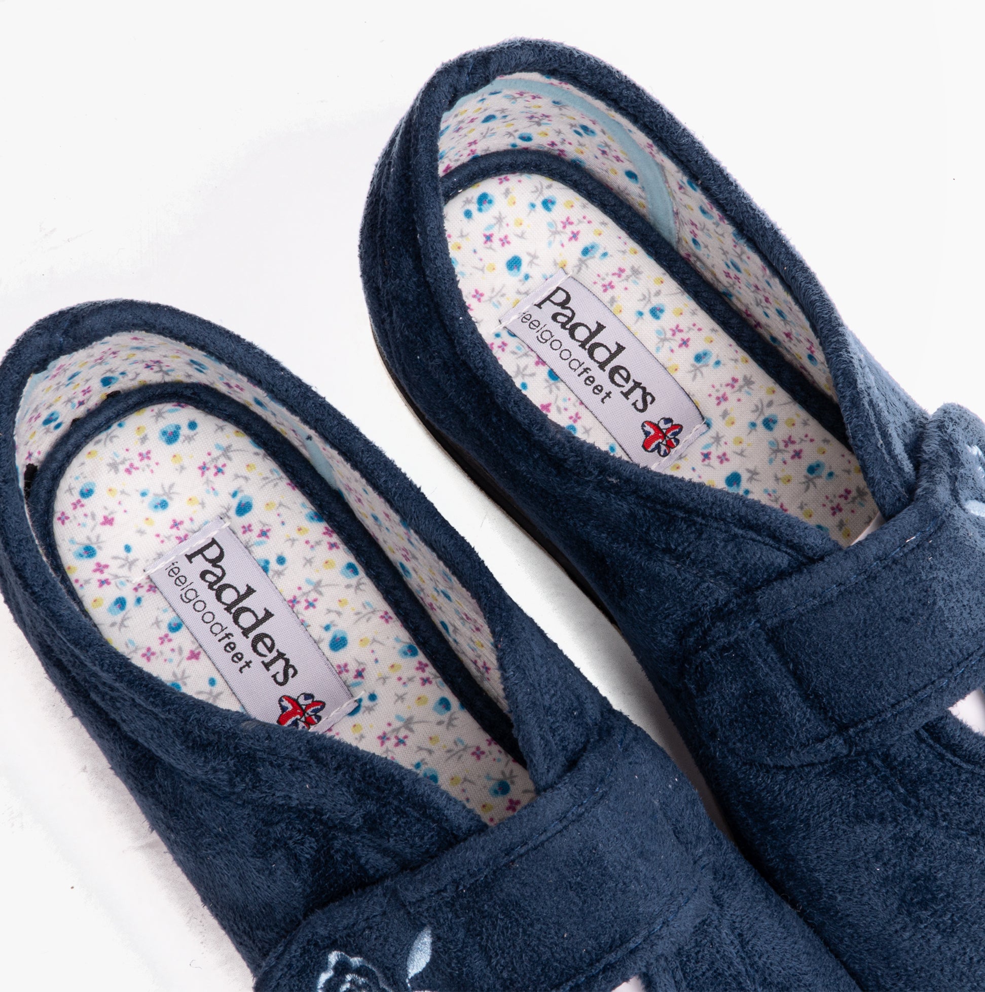 Padders CAMILLA Womens Slippers Denim Blue