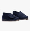 Padders CHERISH Womens (EE Fit) Touch Fasten Boot Slippers Navy