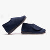 Padders CHERISH Womens (EE Fit) Touch Fasten Boot Slippers Navy