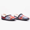 Padders MELLOW Womens (EE Fit) Full Slippers Blue Combi
