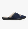 Padders SCOTTY Womens (EE Fit) Mule Slippers Navy