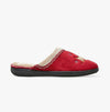Padders SCOTTY Womens (EE Fit) Mule Slippers Red