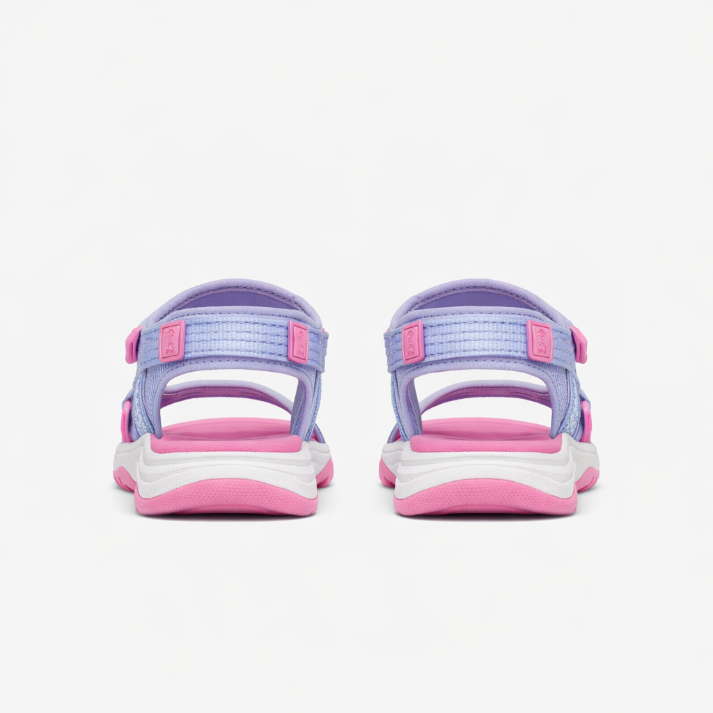 Skechers TREAD SEEKER Girls Ankle Strap Sandals Lavender/Pink