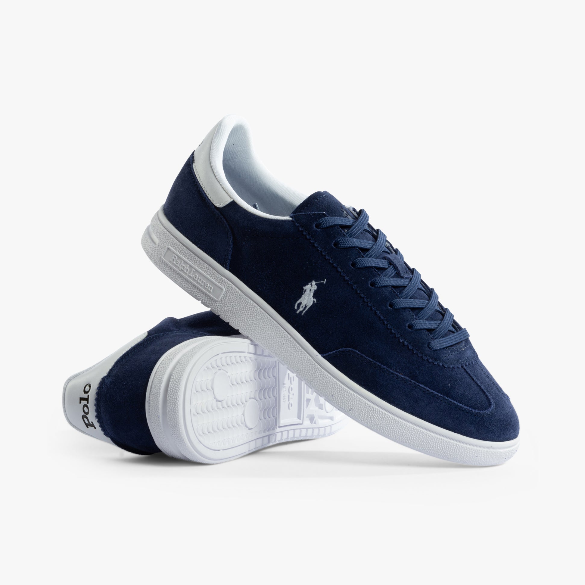 Polo Ralph Lauren BEDFORD Mens Trainers Navy/White