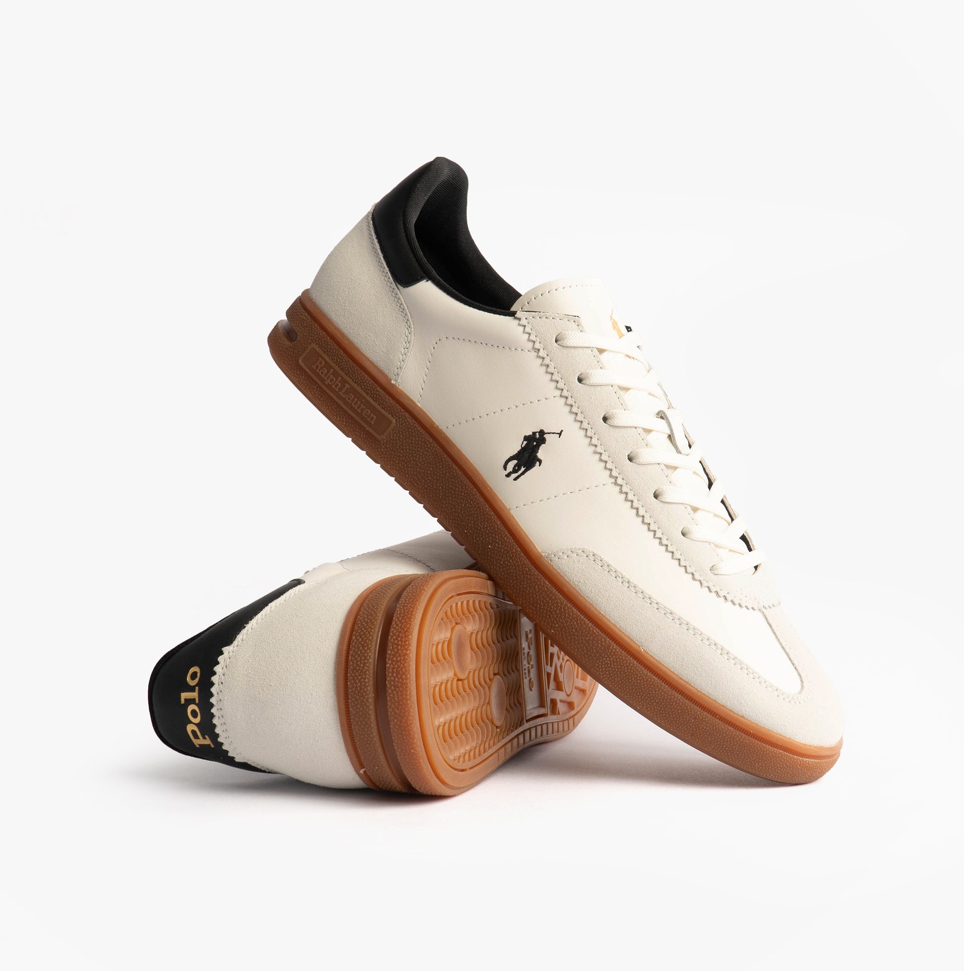 Polo Ralph Lauren BEDFORD Mens Trainers White/Black