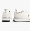 Polo Ralph Lauren Mens Varick Suede & Oxford Lace Up Trainer White
