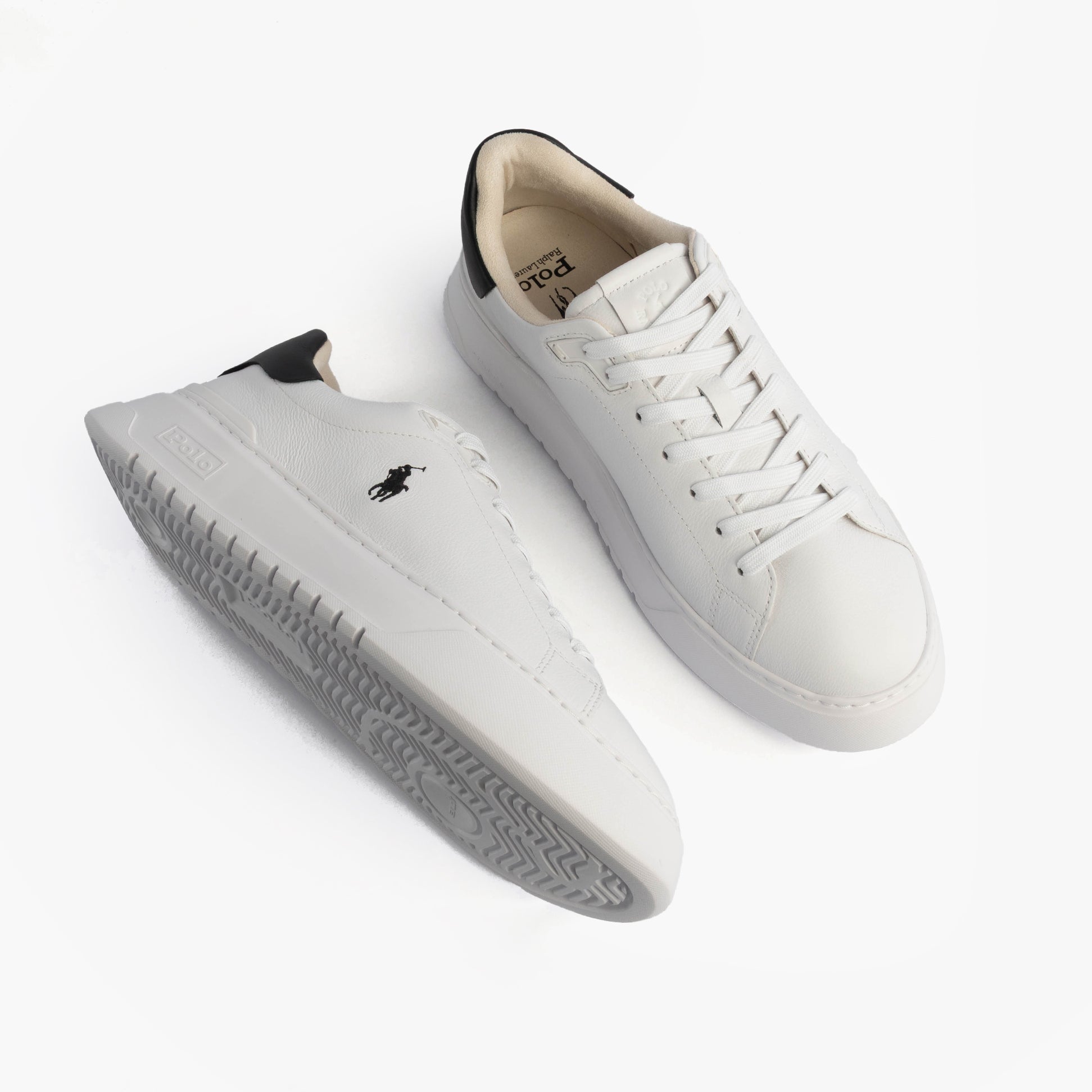 Polo Ralph Lauren RLITE COURT Mens Trainers White/Black