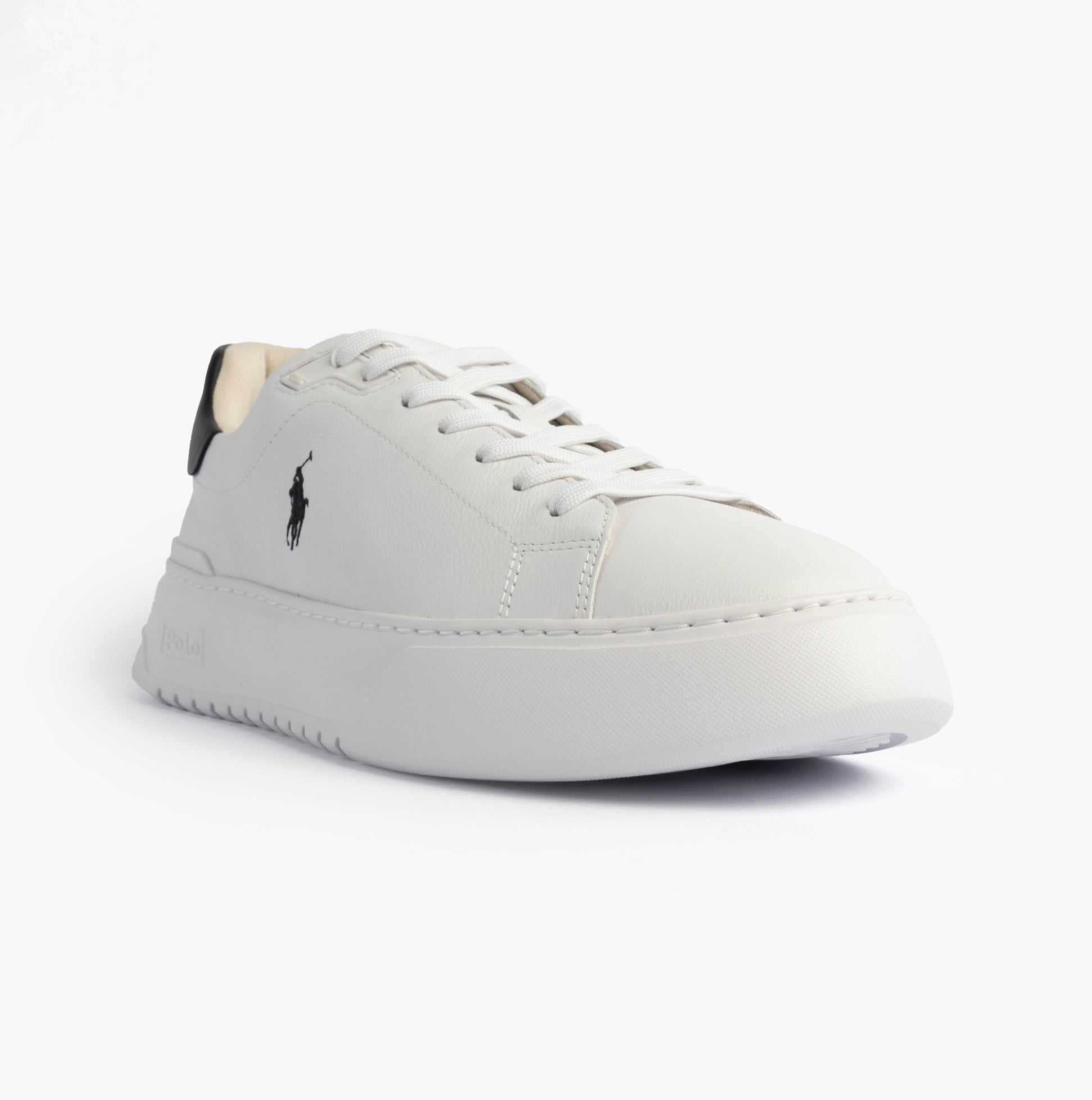 Polo Ralph Lauren RLITE COURT Mens Trainers White/Black