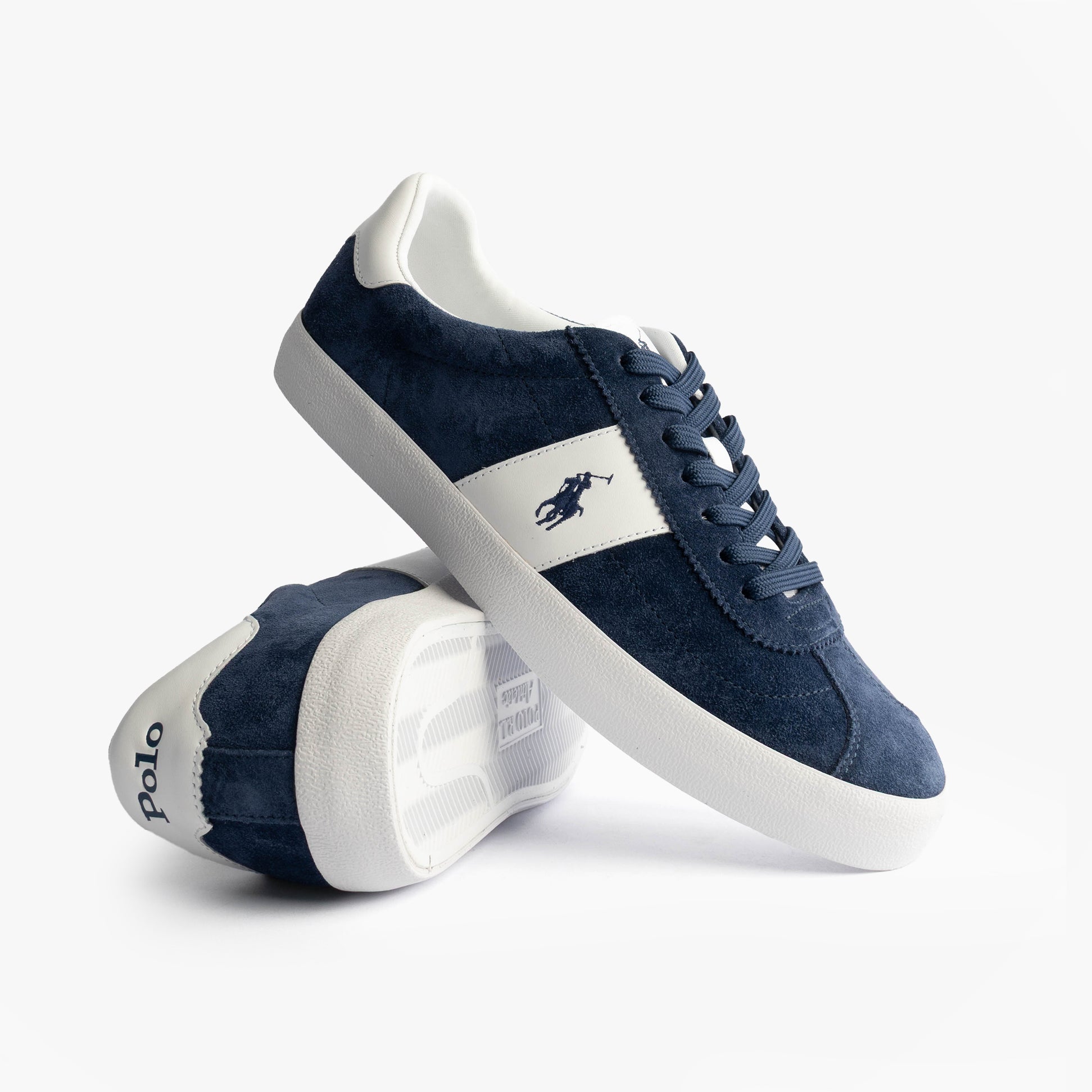 Polo Ralph Lauren COURT VLC Mens Trainers Navy