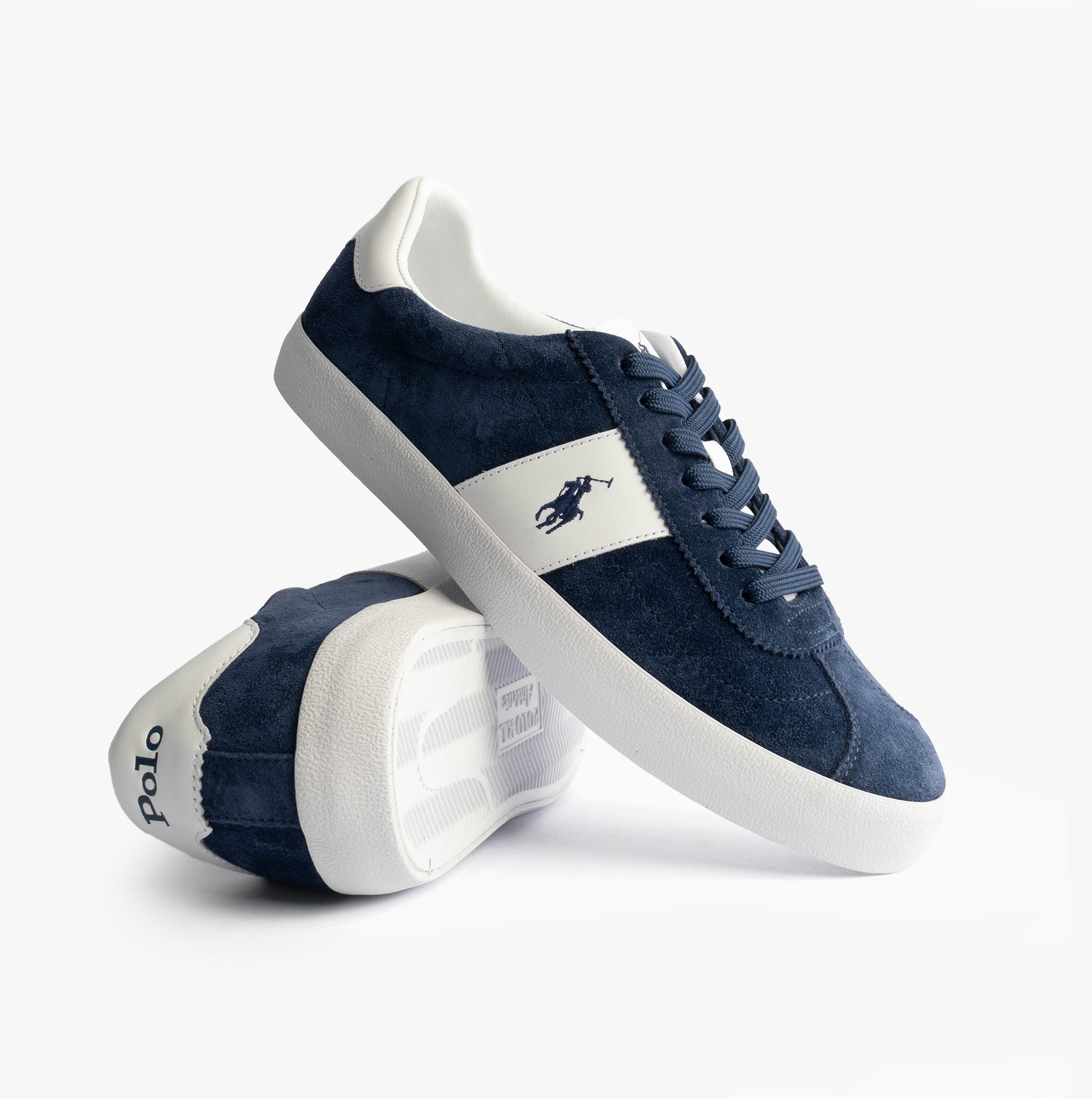 Polo Ralph Lauren COURT VLC Mens Trainers Navy