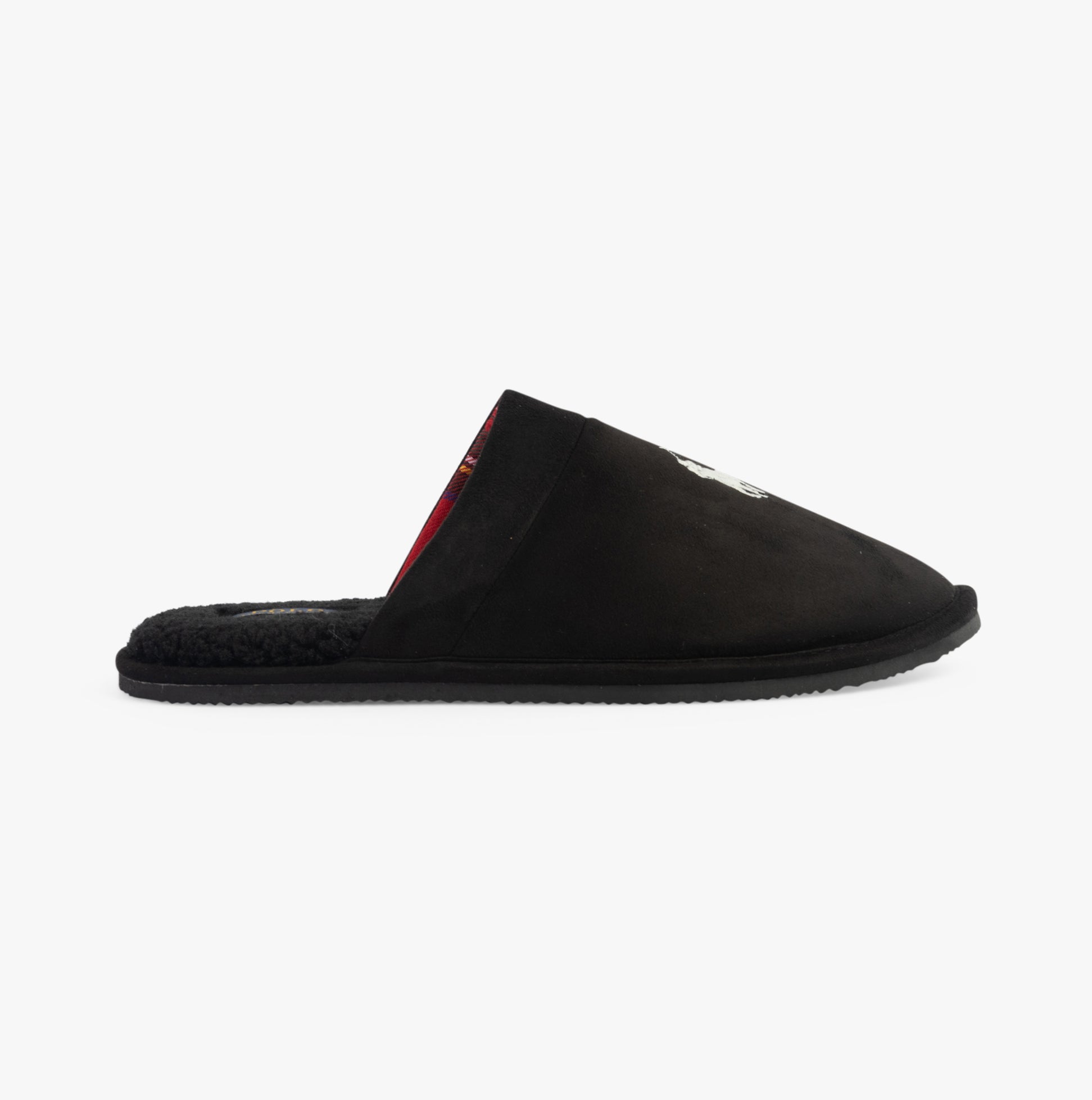 Polo Ralph Lauren KLARENCE Mens Mule Slippers Black Micro