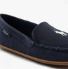 Polo Ralph Lauren BRENAN Mens Slippers Navy/Paper White