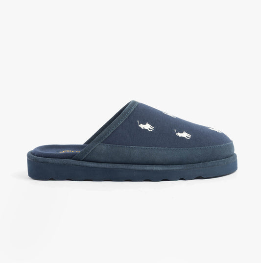Polo Ralph Lauren RD SCFF II Mens Slippers Navy/Paper White