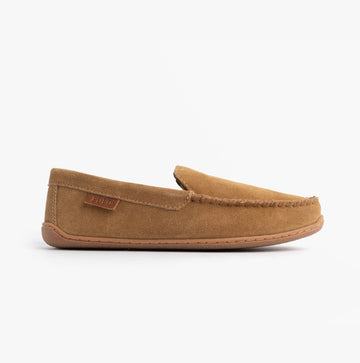 Polo Ralph Lauren BRENAN Logo Mens Dress Suede Slippers Snff Suede/Navy