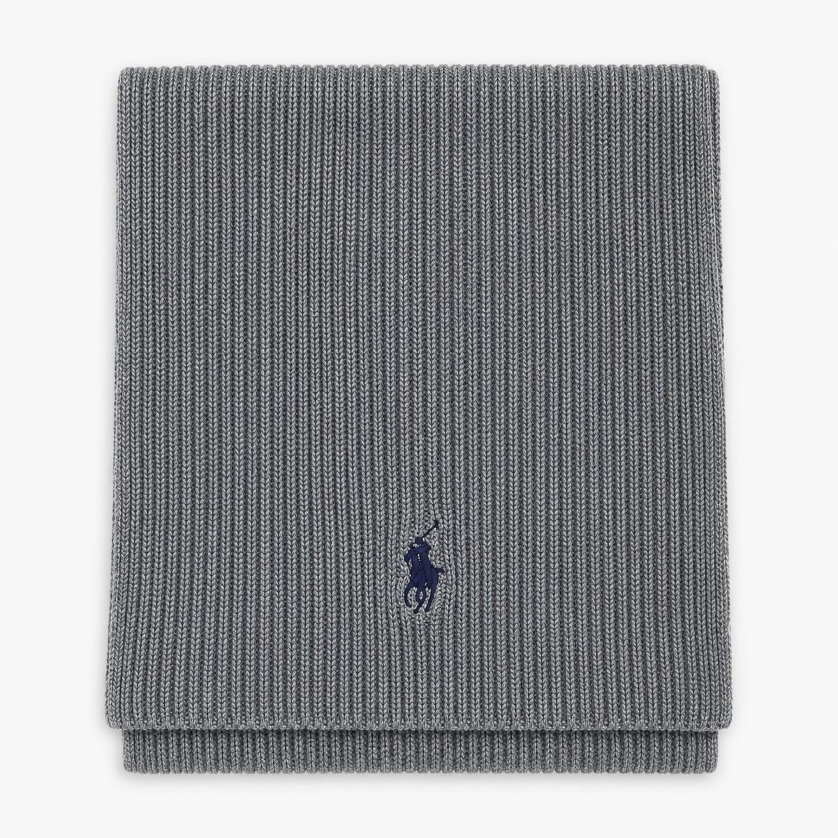 Polo Ralph Lauren Hat and Scarf Set Mens Beanie Fawn Grey Heather