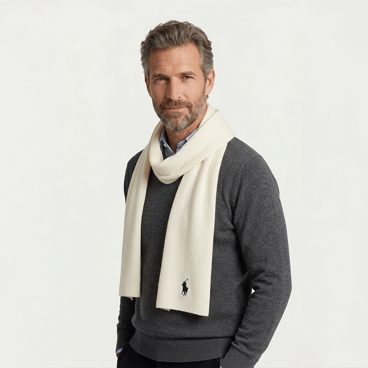 Polo Ralph Lauren SWEATER Mens Regular Stone Pebble