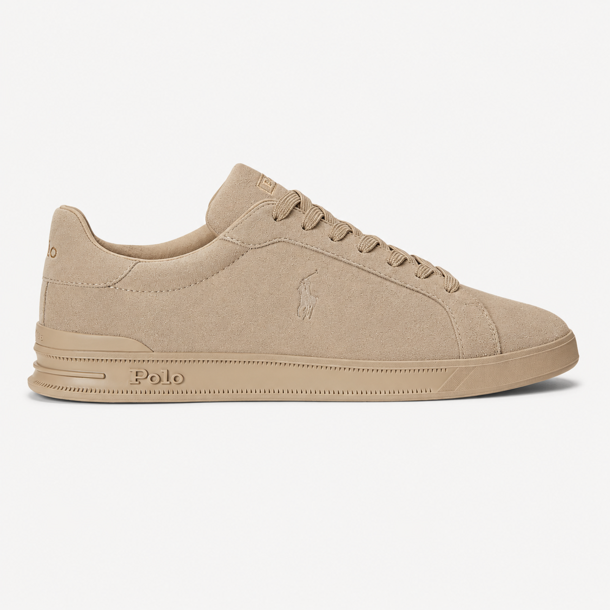 Polo Ralph Lauren HRT CT II Mens Casual Trainers Milkshake