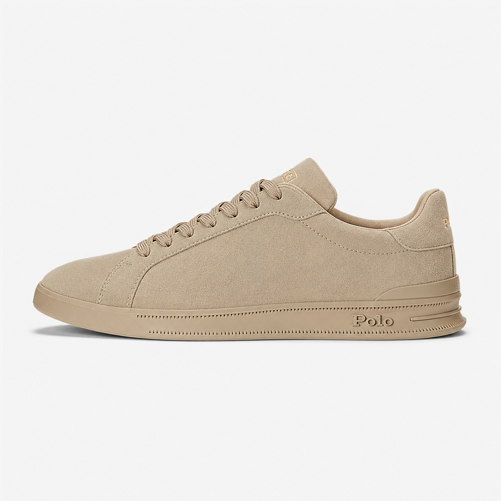 Polo Ralph Lauren HRT CT II Mens Casual Trainers Milkshake