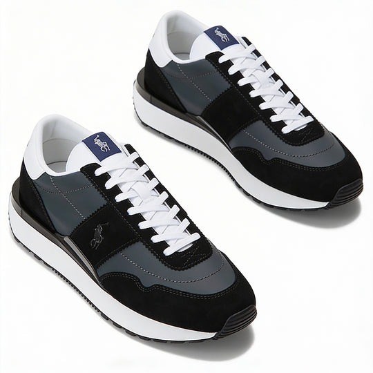 Polo Ralph Lauren Train 89 Mens Casual Trainers Reflective Black