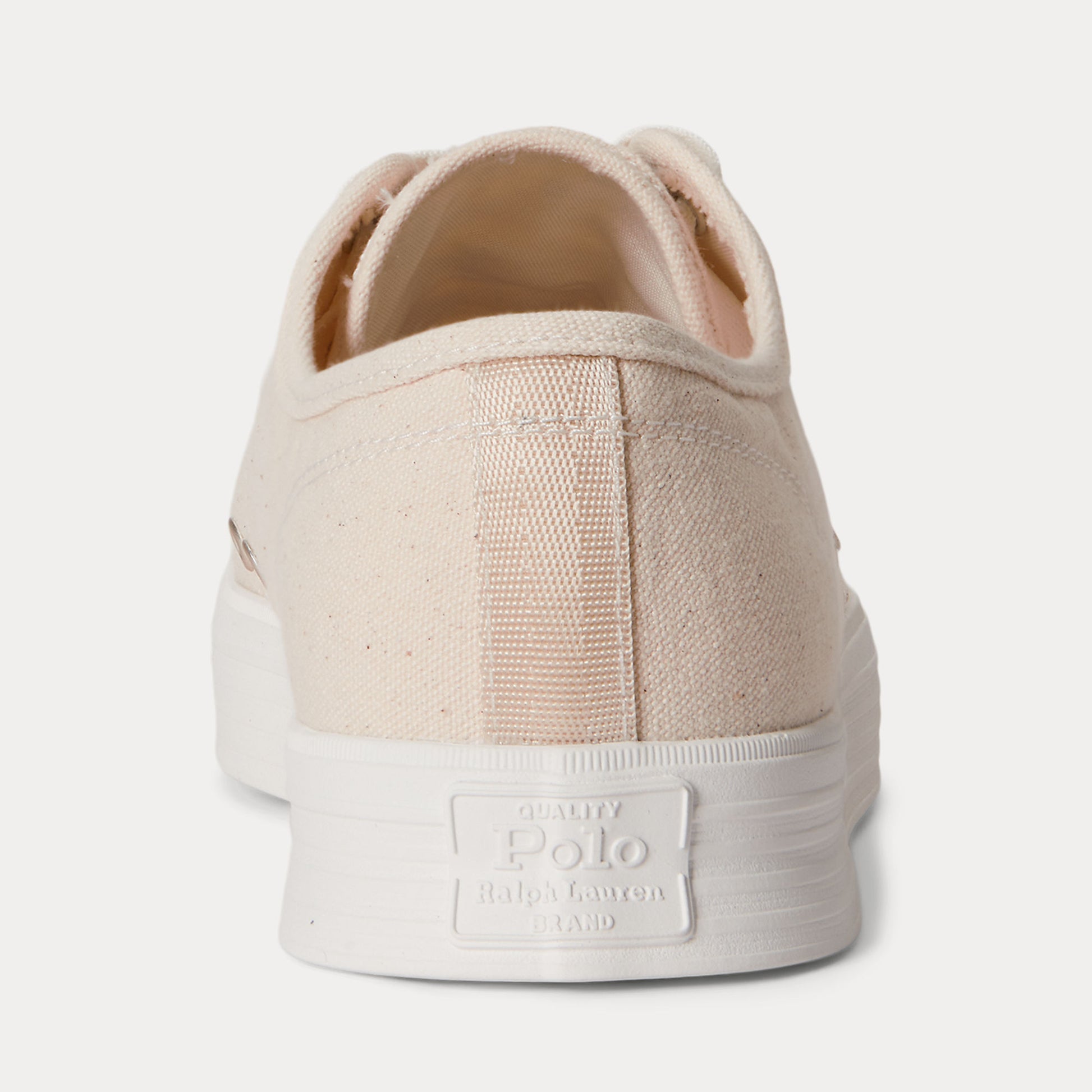 Polo Ralph Lauren AYERS LOW Mens Canvas Trainers Cream