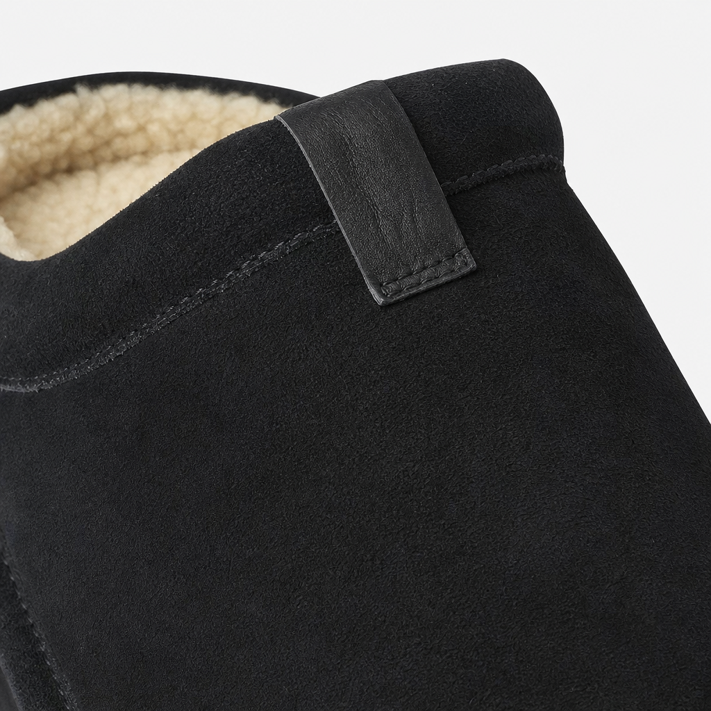 Polo Ralph Lauren READE CLOG Mens Mules Black Suede with Tonal