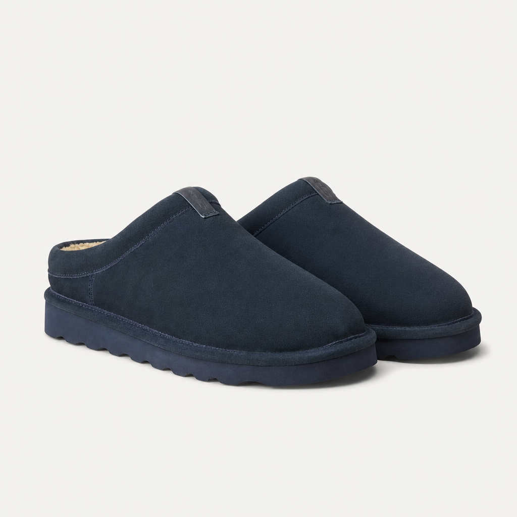 Polo Ralph Lauren READE CLOG Mens Mules Navy Suede with Tonal