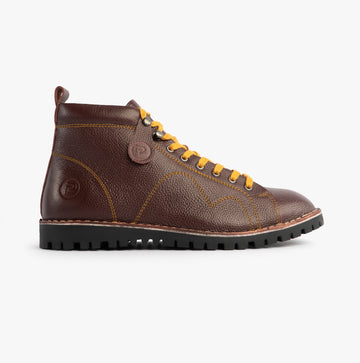 Popps 1961 MOD Mens Leather Boots Oxblood