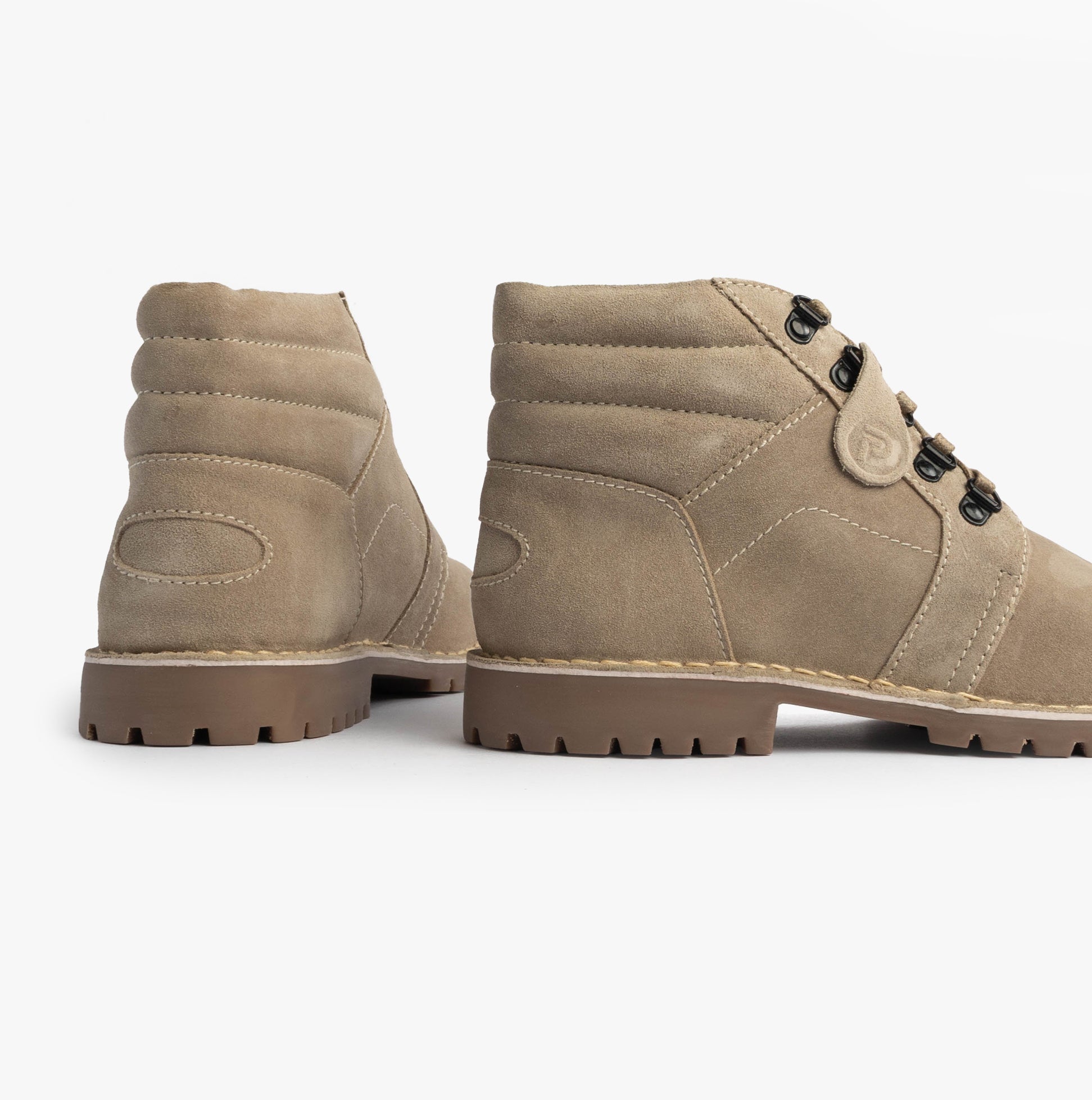 Popps TROOPER Mens Desert Boots Taupe