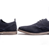 Popps JONAS Mens Suede Desert Shoes Navy