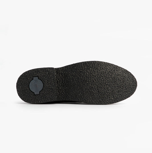 Popps VESPA Unisex Desert Boots Black