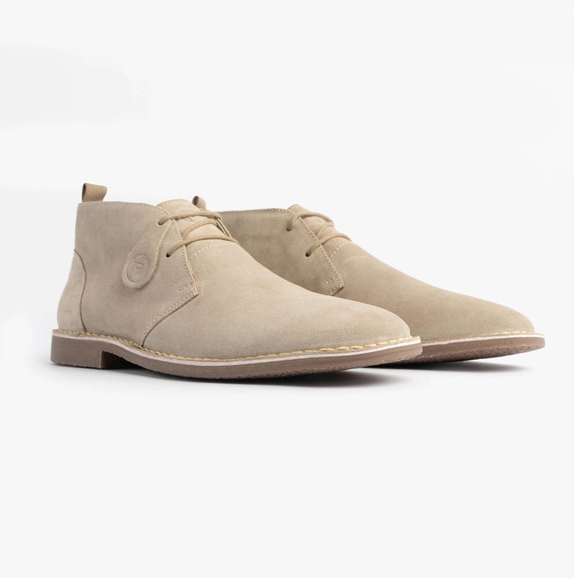 Popps VESPA Unisex Desert Boots Sand