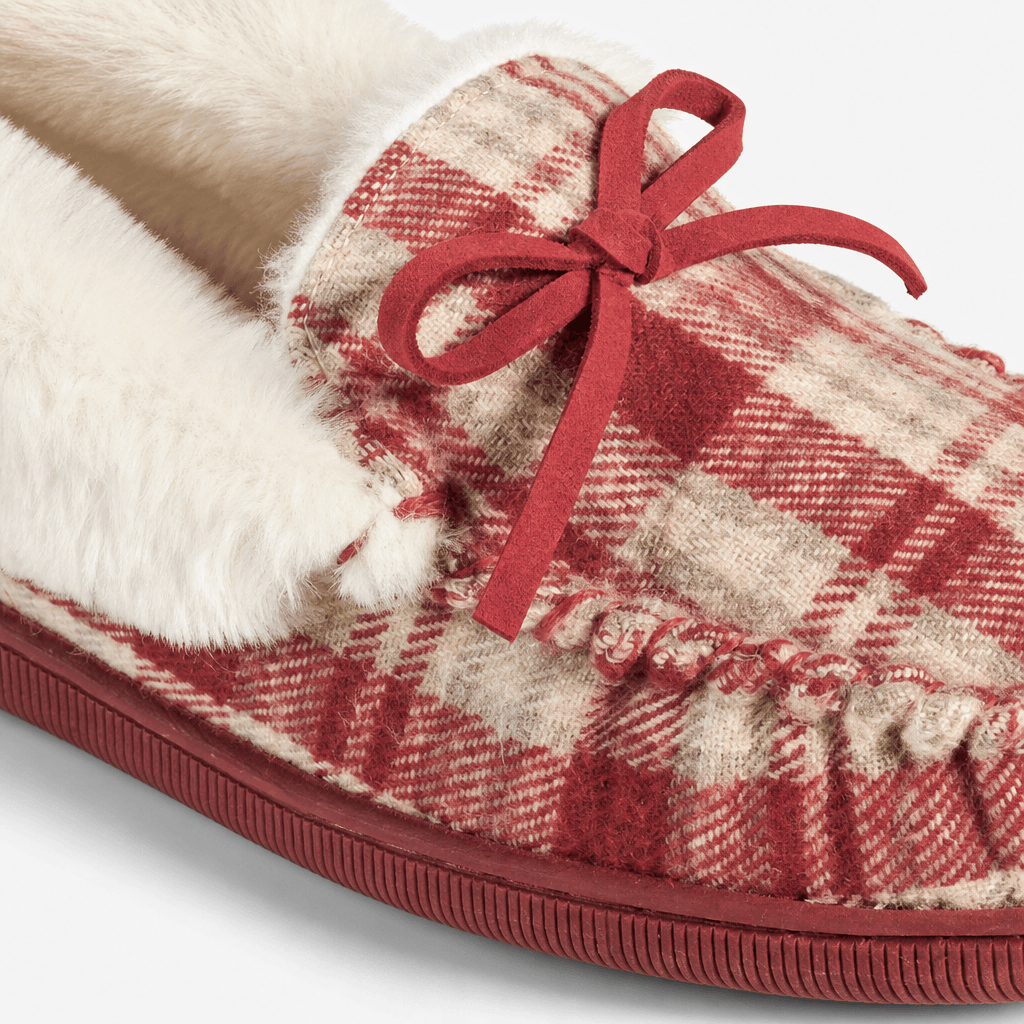 Jo & Joe CAITHNESS Womens Slipper Boots Red