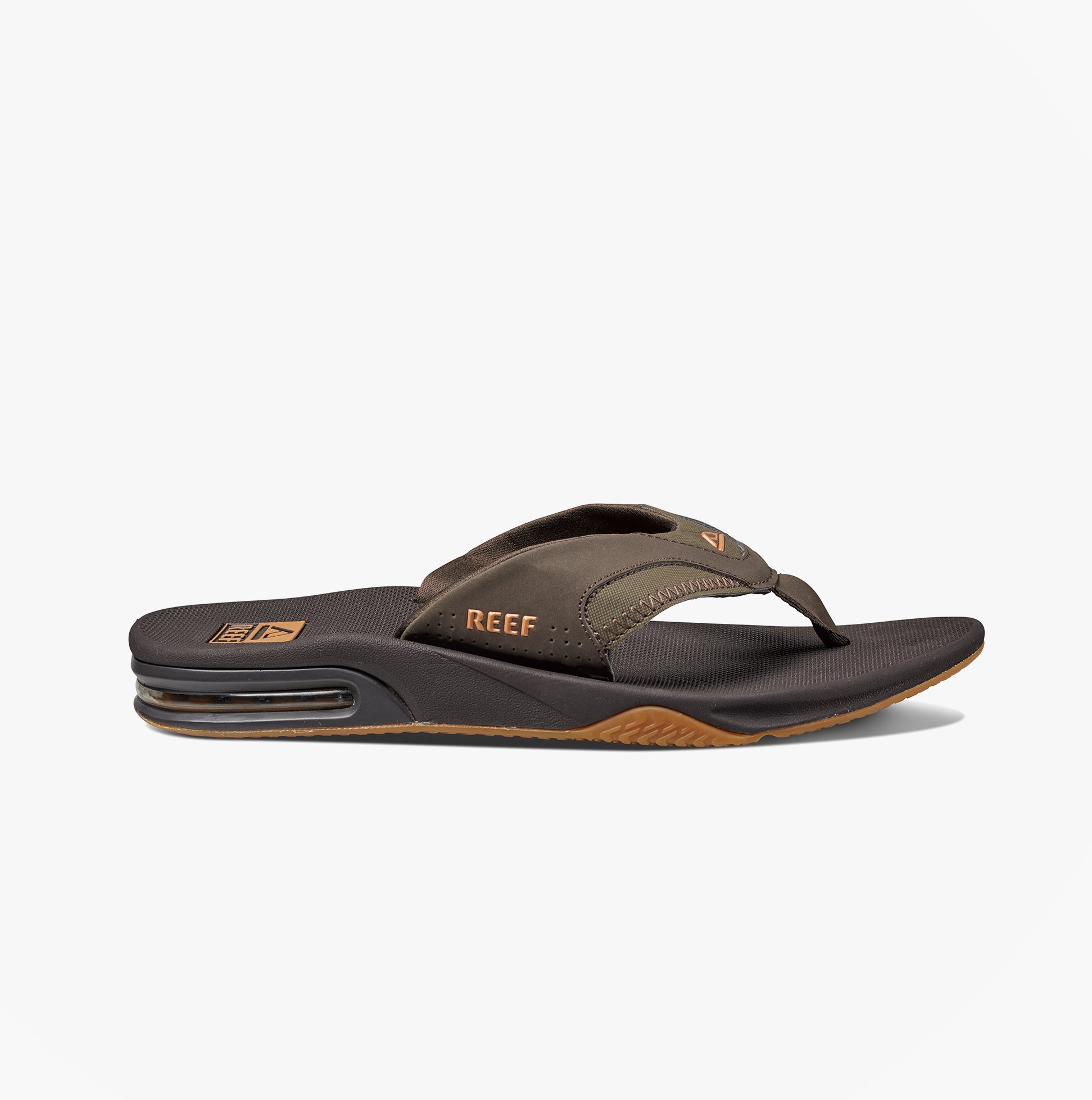 Reef FANNING Mens Comfort Sandals Brown/Gum