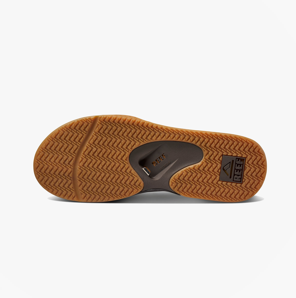 FANNING Mens Toe-Post Sandals Grey/Black