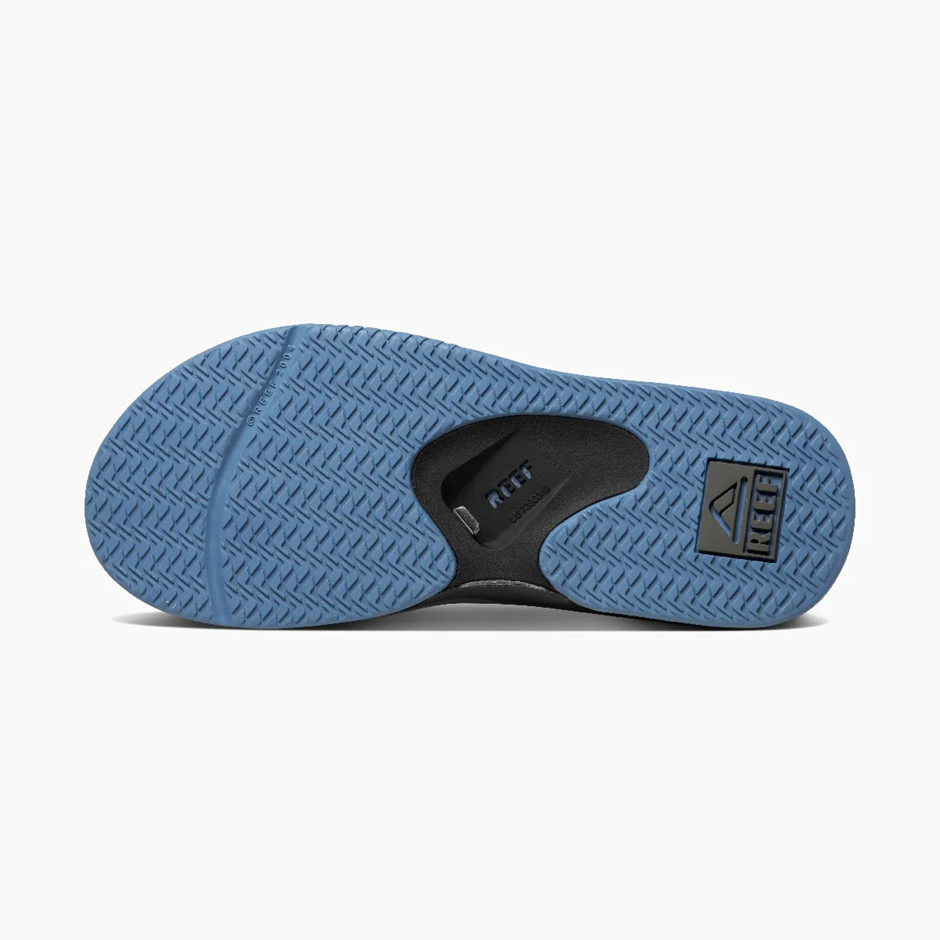 FANNING Mens Toe-Post Sandals Grey/Light/Blue